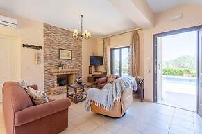 Villa Eufrosini Large Private Pool Walk to Beach Sea Views A C Wifi Ca