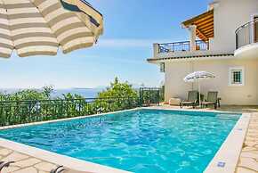 Villa Kerkyroula Large Private Pool Walk to Beach Sea Views A C Wifi C