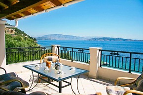 Villa Kerkyroula Large Private Pool Walk to Beach Sea Views A C Wifi C