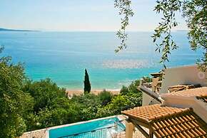 Villa Kerkyroula Large Private Pool Walk to Beach Sea Views A C Wifi C