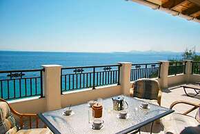Villa Kerkyroula Large Private Pool Walk to Beach Sea Views A C Wifi C