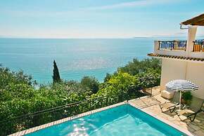 Villa Kerkyroula Large Private Pool Walk to Beach Sea Views A C Wifi C