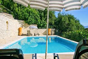 Villa Kerkyroula Large Private Pool Walk to Beach Sea Views A C Wifi C