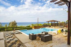 Villa Minoas Large Private Pool Walk to Beach Sea Views A C Wifi Eco-f