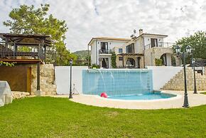 Villa Minoas Large Private Pool Walk to Beach Sea Views A C Wifi Eco-f