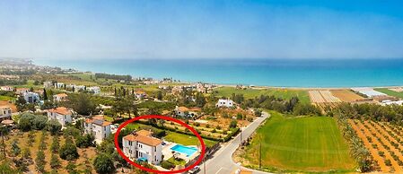 Villa Minoas Large Private Pool Walk to Beach Sea Views A C Wifi Eco-f
