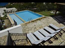 Villa Ouranos our Dream in Blue and Cream With Seaview and Pool