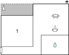 Beautiful Home in Vidalici With Wifi and 1 Bedrooms