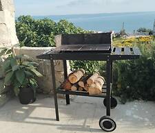 Large 95 m2 apt w. the sea View, Balcony and gar