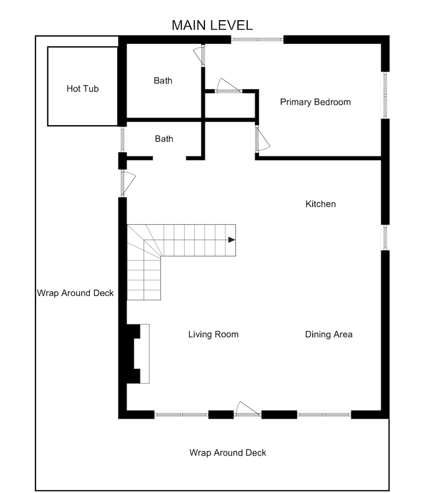 Creekside Manor Too 2 Bedroom Cabin by RedAwning