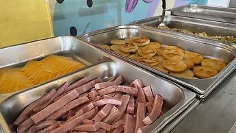 Hotel On Vacation Blue Tone