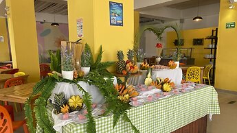 Hotel On Vacation Blue Tone