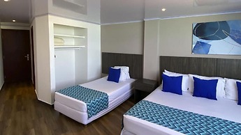 Hotel On Vacation Blue Tone