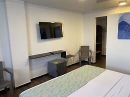 Hotel On Vacation Blue Tone