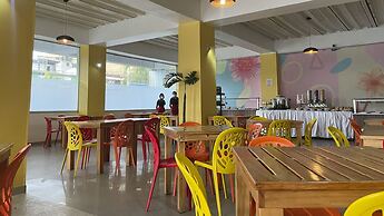 Hotel On Vacation Blue Tone