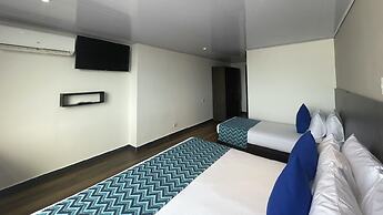 Hotel On Vacation Blue Tone