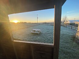 Cosy and Rural Lodge at Goldhill Glamping