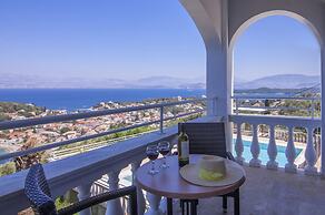 Villa Agathi with amazing view and pool