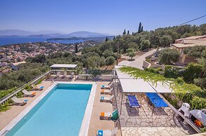 Villa Agathi with amazing view and pool