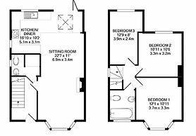 Charming 3 BR House - Garden Parking Near CS Lewis Park