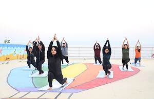 Hanuwantiya Tent City Jal Mahotsav