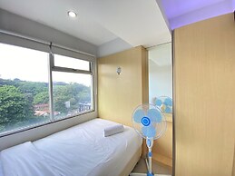 Comfortable 2Br Apartment Ac In Living Room At The Jarrdin Cihampelas