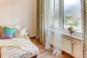 Apartment Vesta with a park view