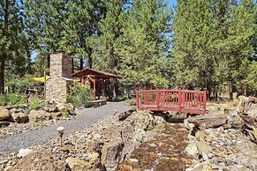 Big Bear Home features Private Entrance and Patio with Fire Pit by Red