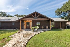 Guadalupe Bluff Log Cabin 4 Bedroom Home by Redawning