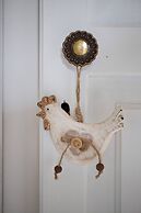 Cute Yellow Handmade House With Garden