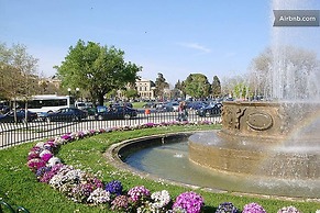Cute Yellow Handmade House With Garden