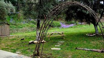 Cute Yellow Handmade House With Garden