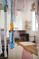 Cute Yellow Handmade House With Garden