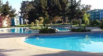 Espacioso departamento con piscina