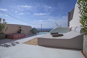 Pink Freud Villas Santorini