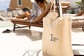 Pink Freud Villas Santorini