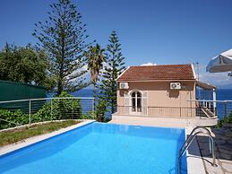 Villa Litsa Large Private Pool Walk to Beach Sea Views A C Wifi