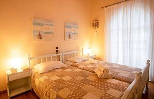 Villa Litsa Large Private Pool Walk to Beach Sea Views A C Wifi