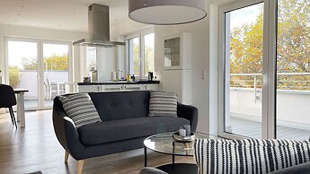 Modernes Apartment über den Dächern von Osnabrück