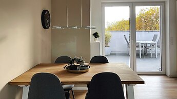 Modernes Apartment über den Dächern von Osnabrück