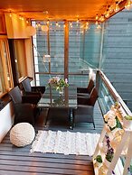 Superb 1BR home with sauna and terrace