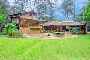 Country House In The Woods With River