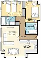 Urban Heights - two Bedroom two Bathroom Loft Style Apartment - Fast W
