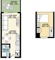 On the Water 2 -waterside Studio With Terrace Overlooking the Harbour