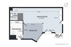 Sanders City - Popular 1-bdr Apt In the Capital