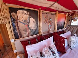 Stargazing Tent at Nkhila Lodge, Agafay Desert Camp