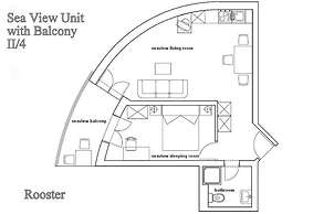 Comfy Beach Apartments With its own Balcony