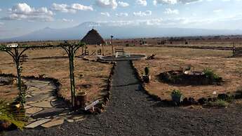 Amanya Double Pitch Tent With Mt Kilimanjaro View