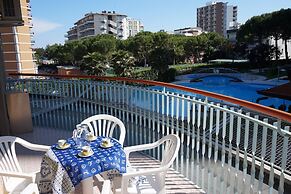 Very Nice Studio on the First Floor With Swimming Pool and sea View by
