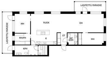 2ndhomes Ranta-Tampella Kaplan 1 Apt.